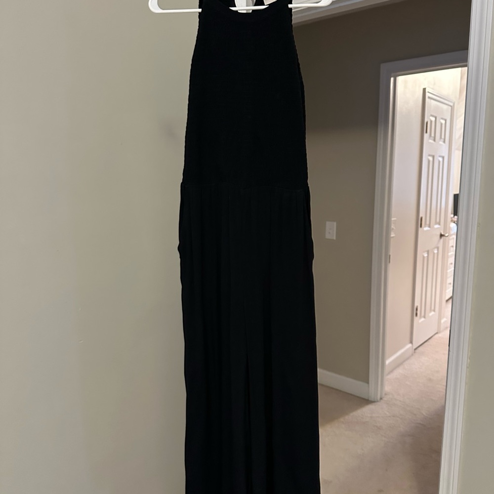 LOFT Black Textured Dress